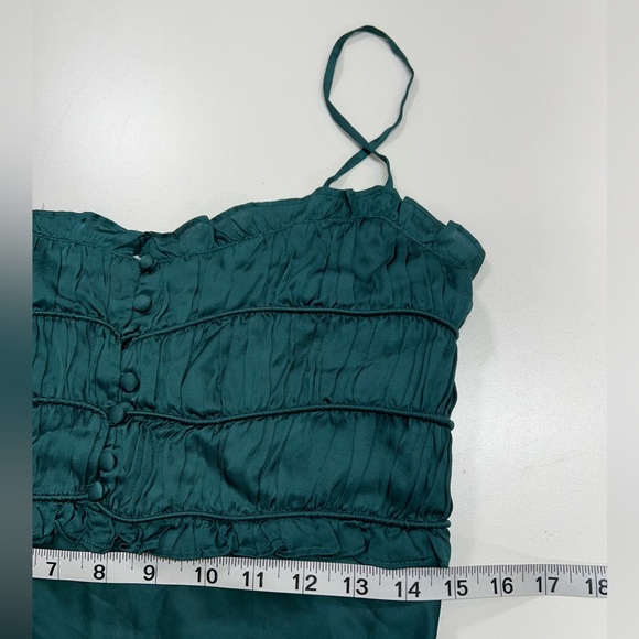 Astr The Label Zola Midi Dress Hunter Green Size Small NEW - Picture 8 of 15